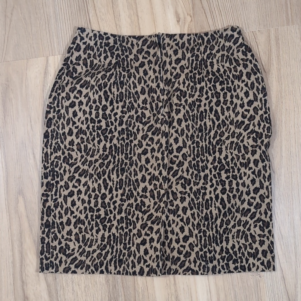 Briggs Leopard Print Cotton Mini Skirt - Picture 6 of 6